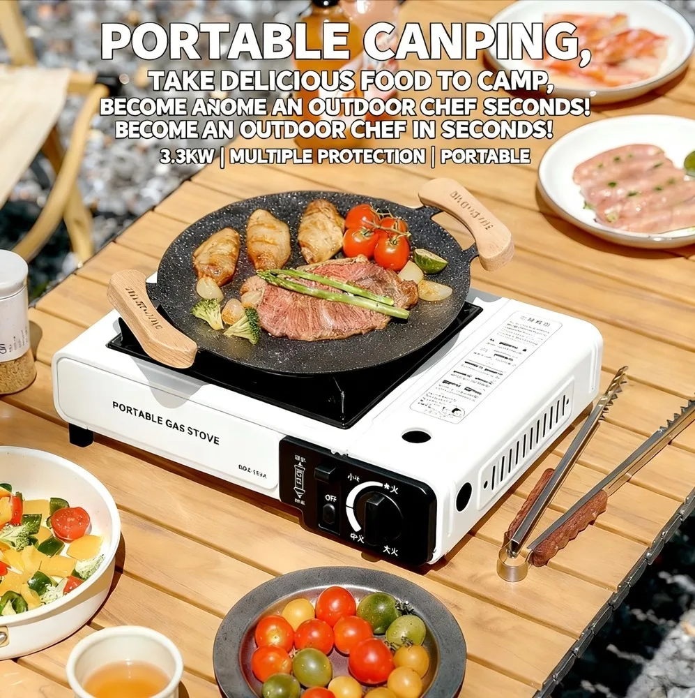 Camping Cooking Windshield - Portable Outdoor Gas Stove, Suitable for
