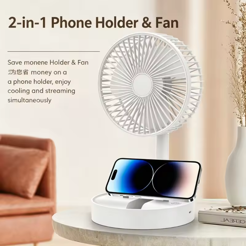 Camping Cooking Table Foldable - Hot Portable Foldable Desktop Fan USB