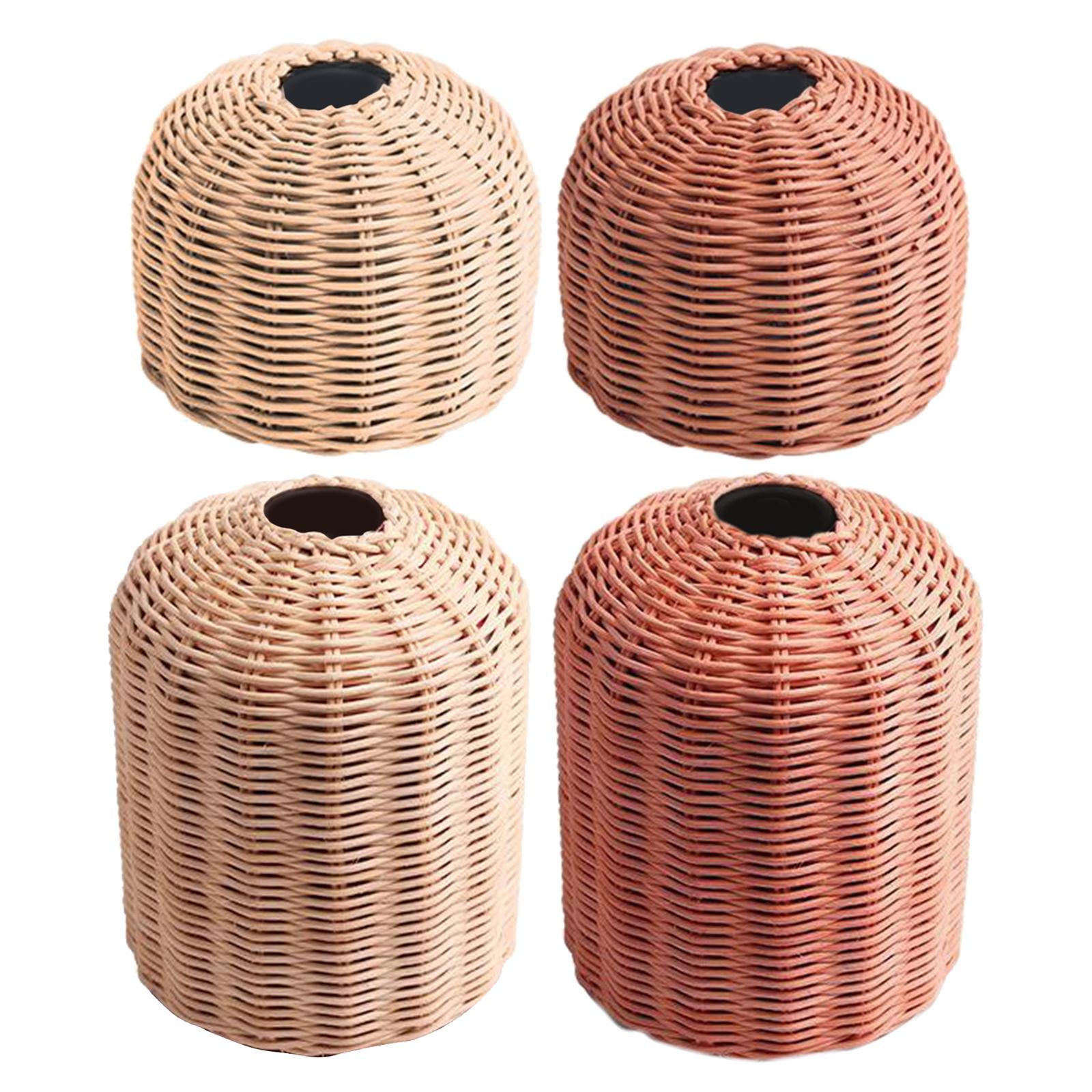 Camping Cooking Cylinder - Handmade Woven Cooking Gas Tank Protective