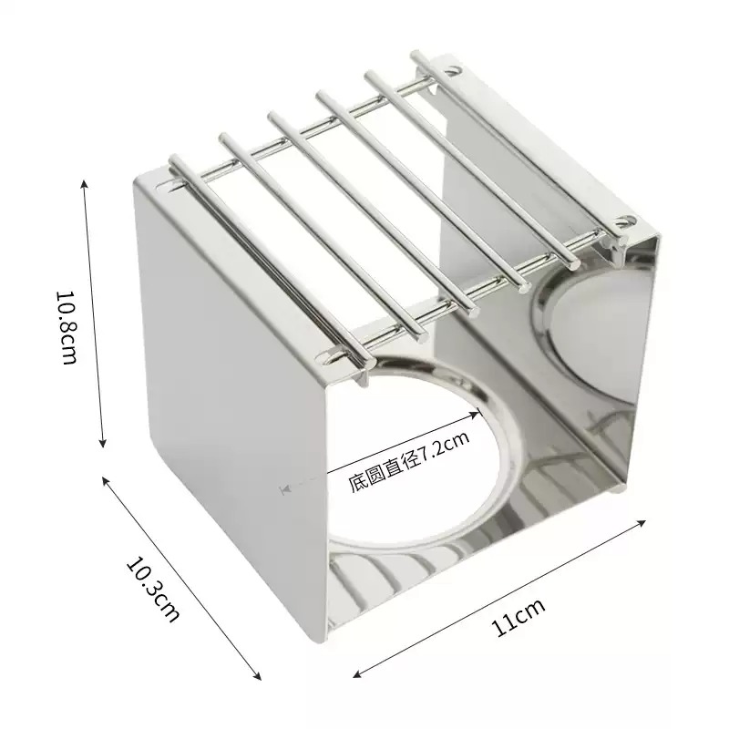 Camping Cooking Cylinder - Stainless Steel Square Coffee Stove Stand