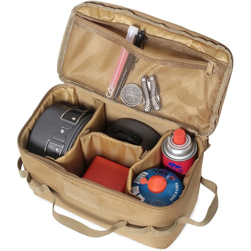 Camping Cooking Rack - Outdoor Camping Gas Tank Storage Bag
