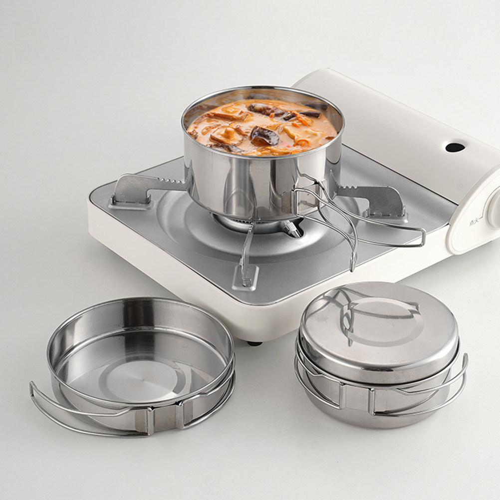 1Set Stainless Steel Camping C - Camping Cooking Cup ulasan dan harga