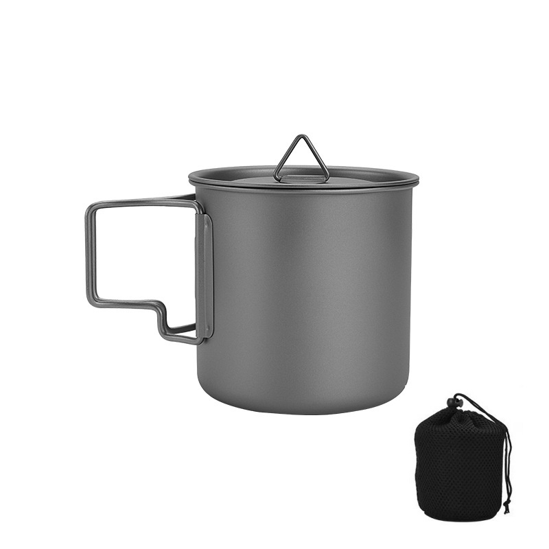 Titanium Camping Mug with Fold - Camping Cooking Cup ulasan dan harga