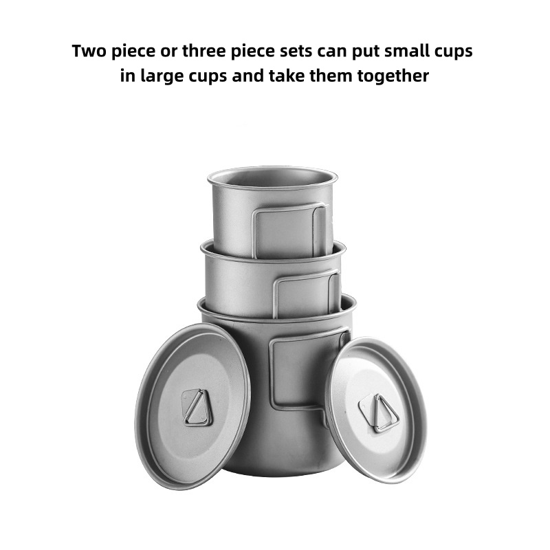 Titanium Camping Mug with Fold - Camping Cooking Cup ulasan dan harga