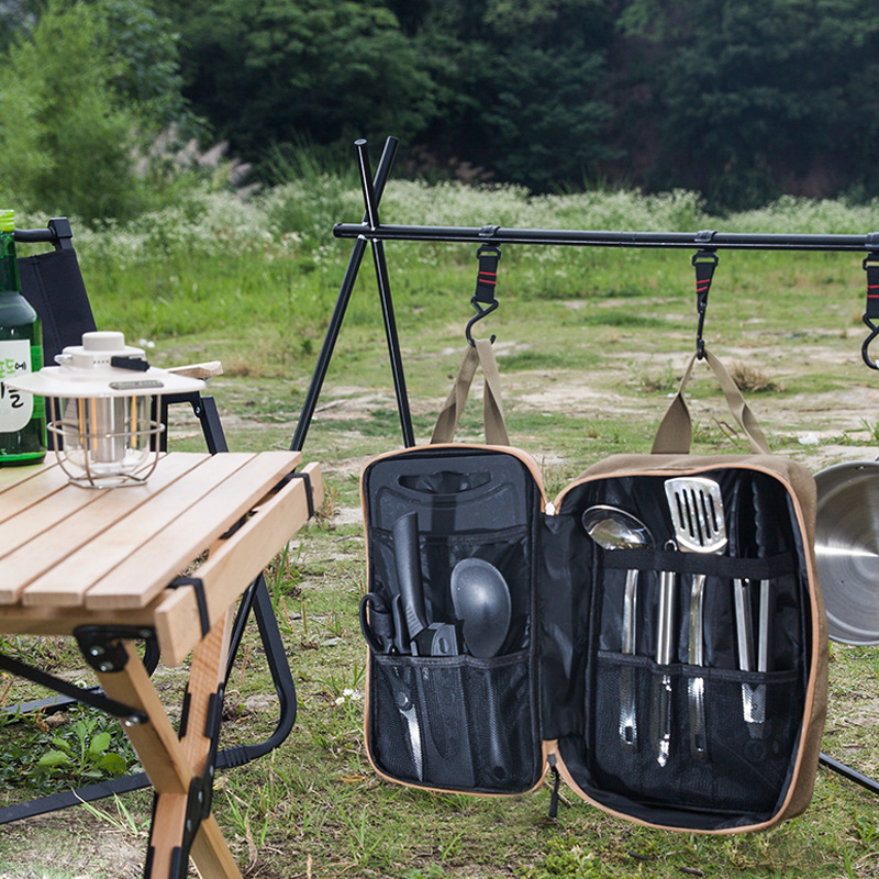 8pcs Camping Kitchen Cookware  - Camping Cooking Cylinder ulasan dan harga