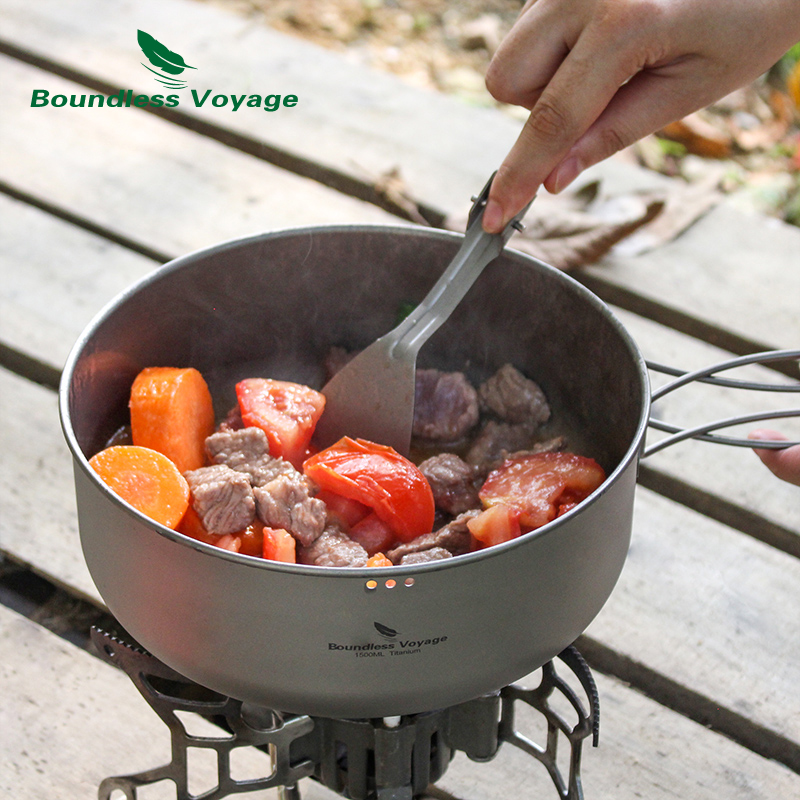 Boundless Voyage Titanium Stea - Camping Cooking Rice ulasan dan harga
