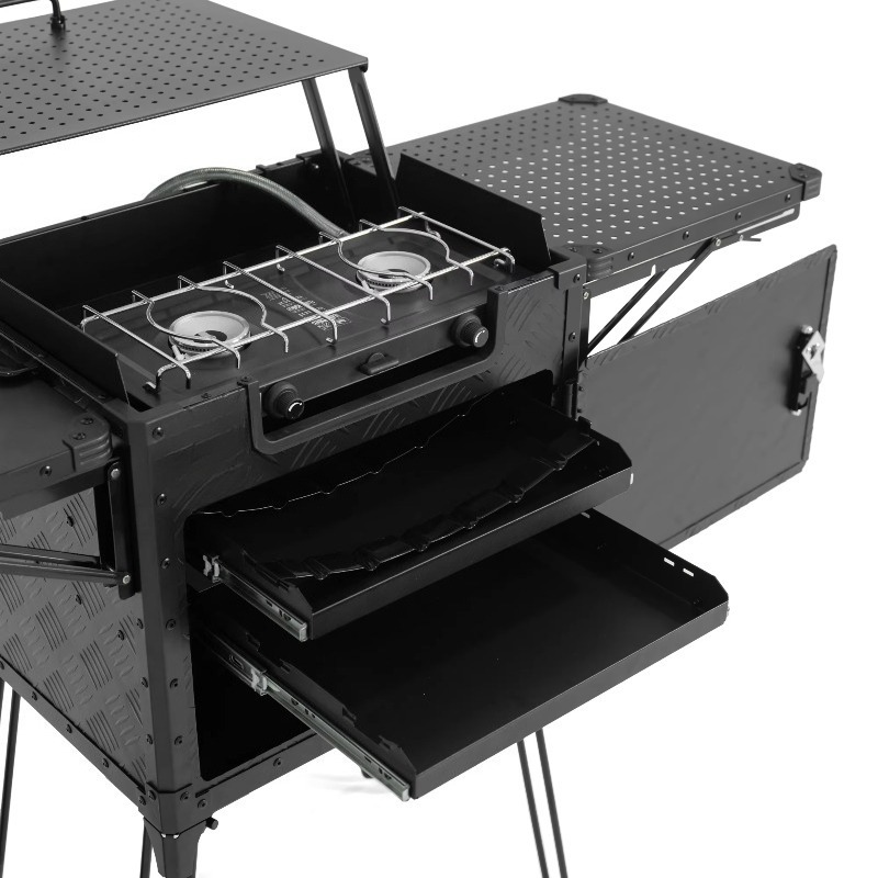 Hot-selling land camping kitch - Camping Cooking Table Foldable ulasan dan harga
