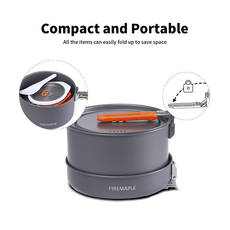 Fire Maple 4-5 Person Cookware - Camping Cooking Set For 4 ulasan dan harga
