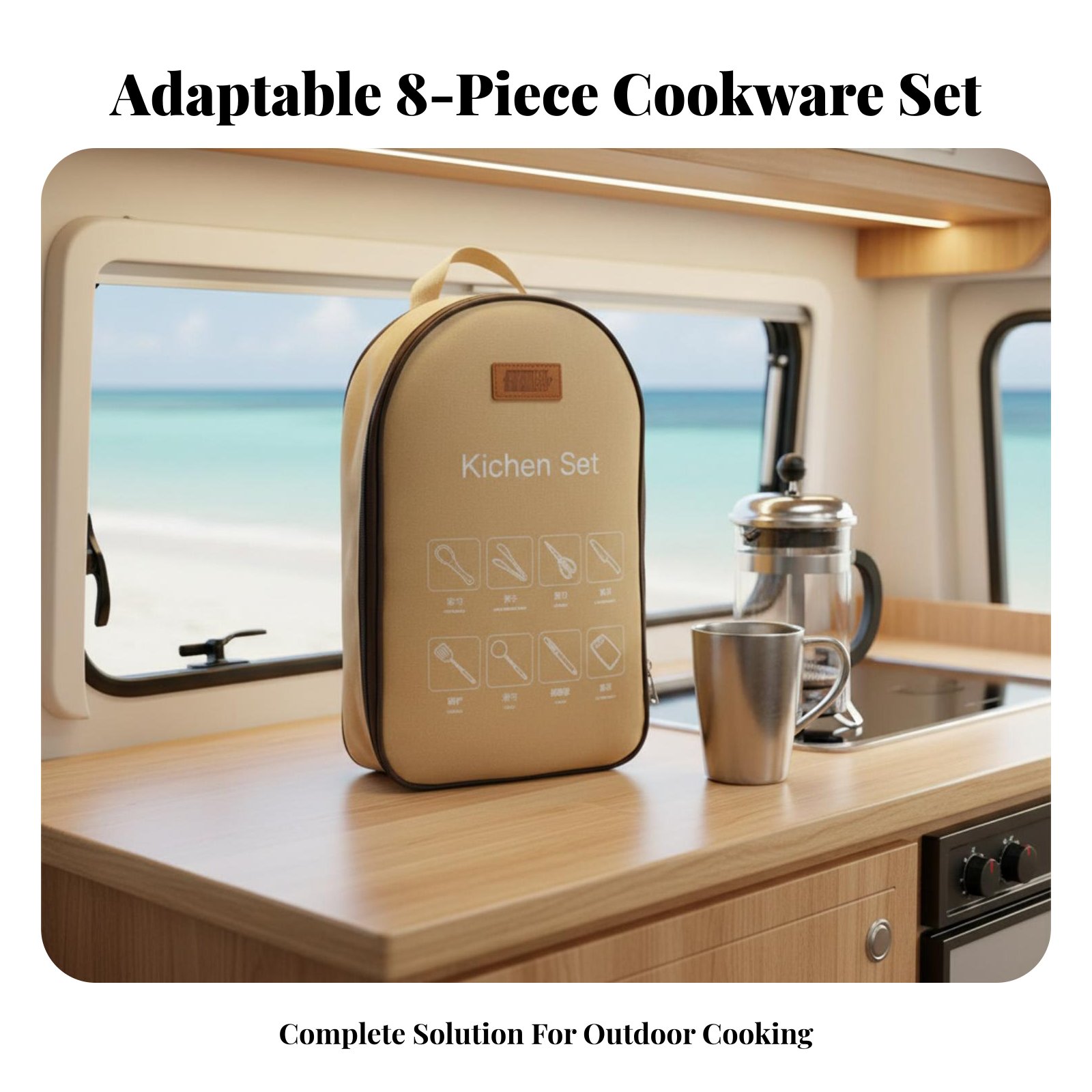 Outdoor Portable Cooking Utens - Camping Cooking Dining Set ulasan dan harga
