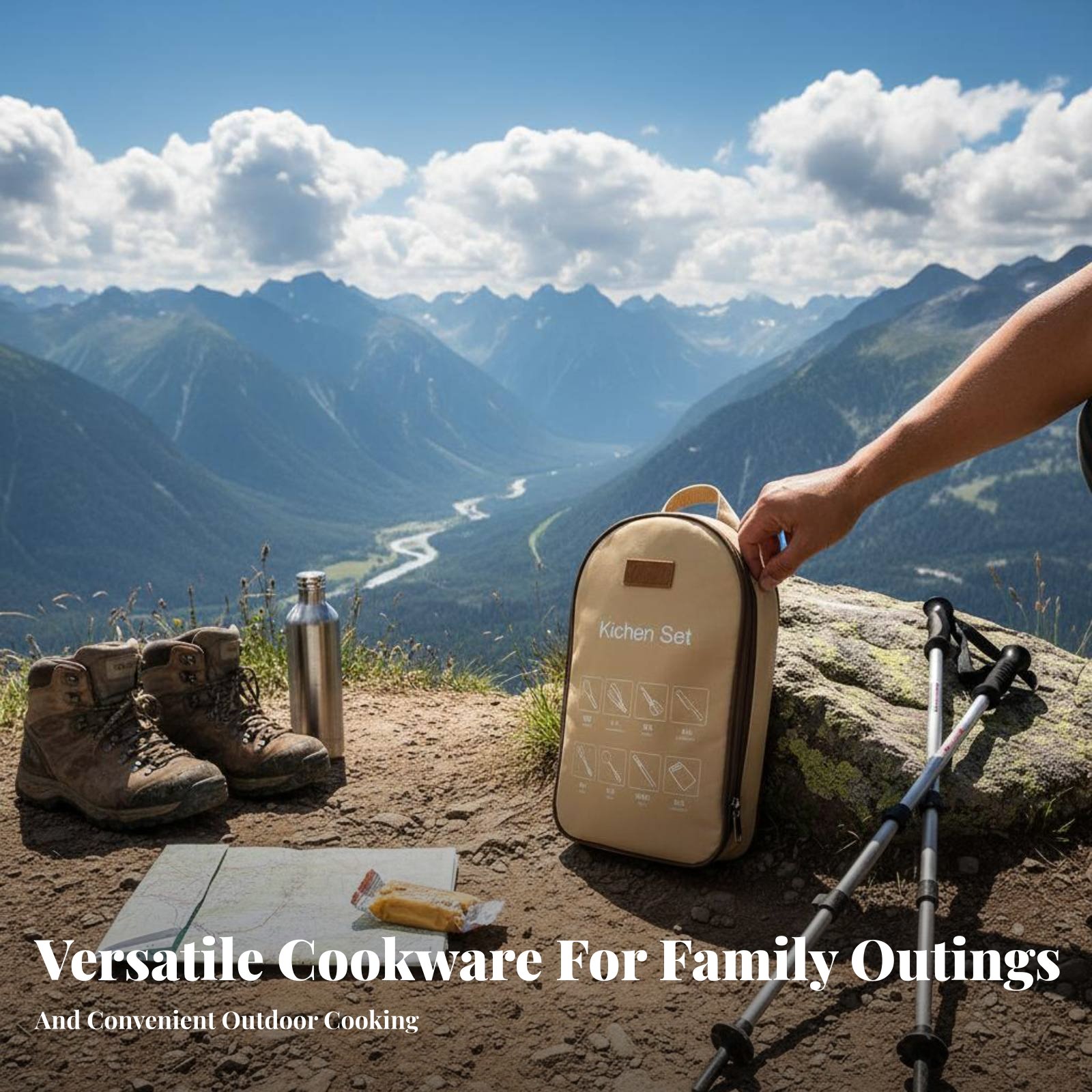 Outdoor Portable Cooking Utens - Camping Cooking Dining Set ulasan dan harga