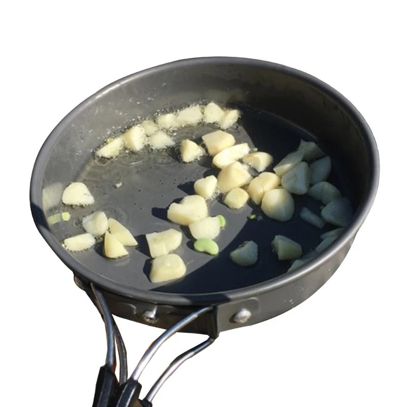Portable Frying Pan with Stora - Camping Cooking Rack ulasan dan harga