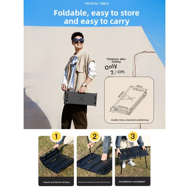 Aluminum alloy folding table,  - Camping Cooking Table Foldable ulasan dan harga