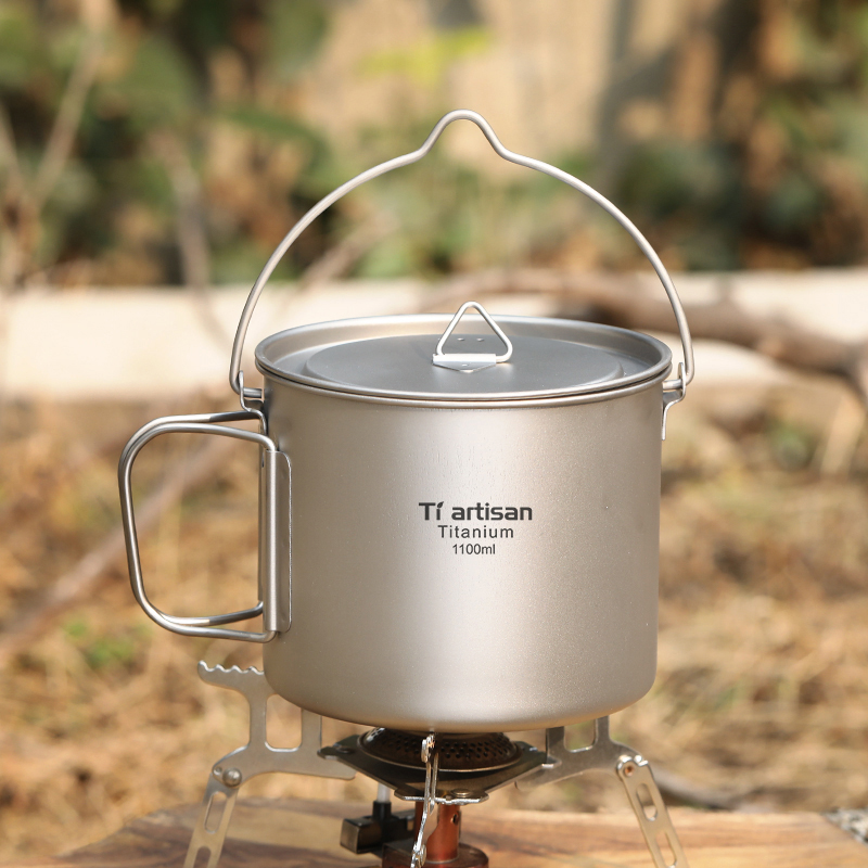Tiartisan Titanium 1.1L Campin - Camping Cooking Cup ulasan dan harga
