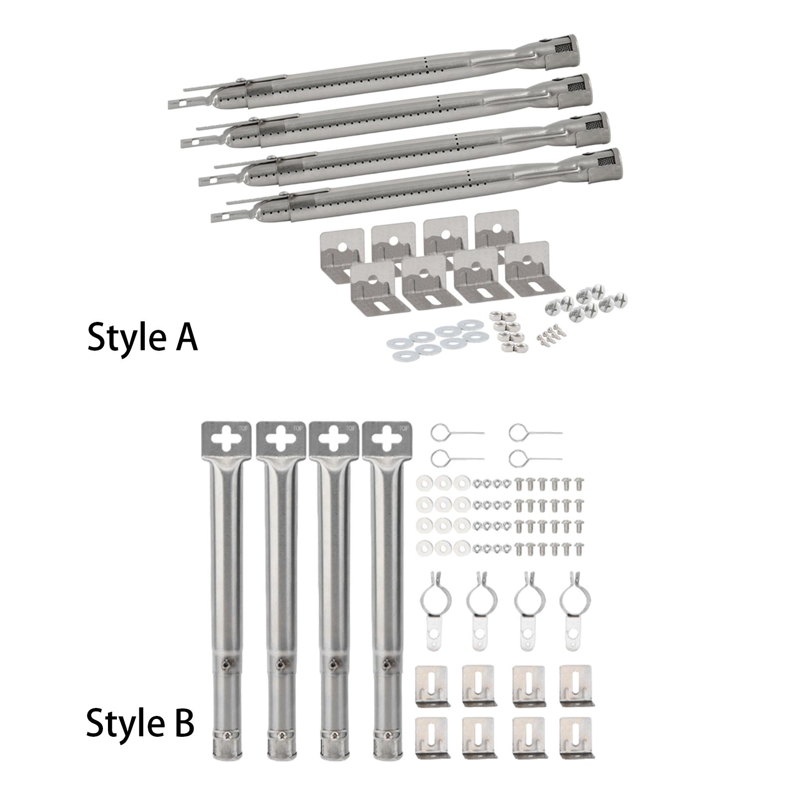 4 Pieces Gas Grill Tube Burner - Camping Cooking Set For 4 ulasan dan harga