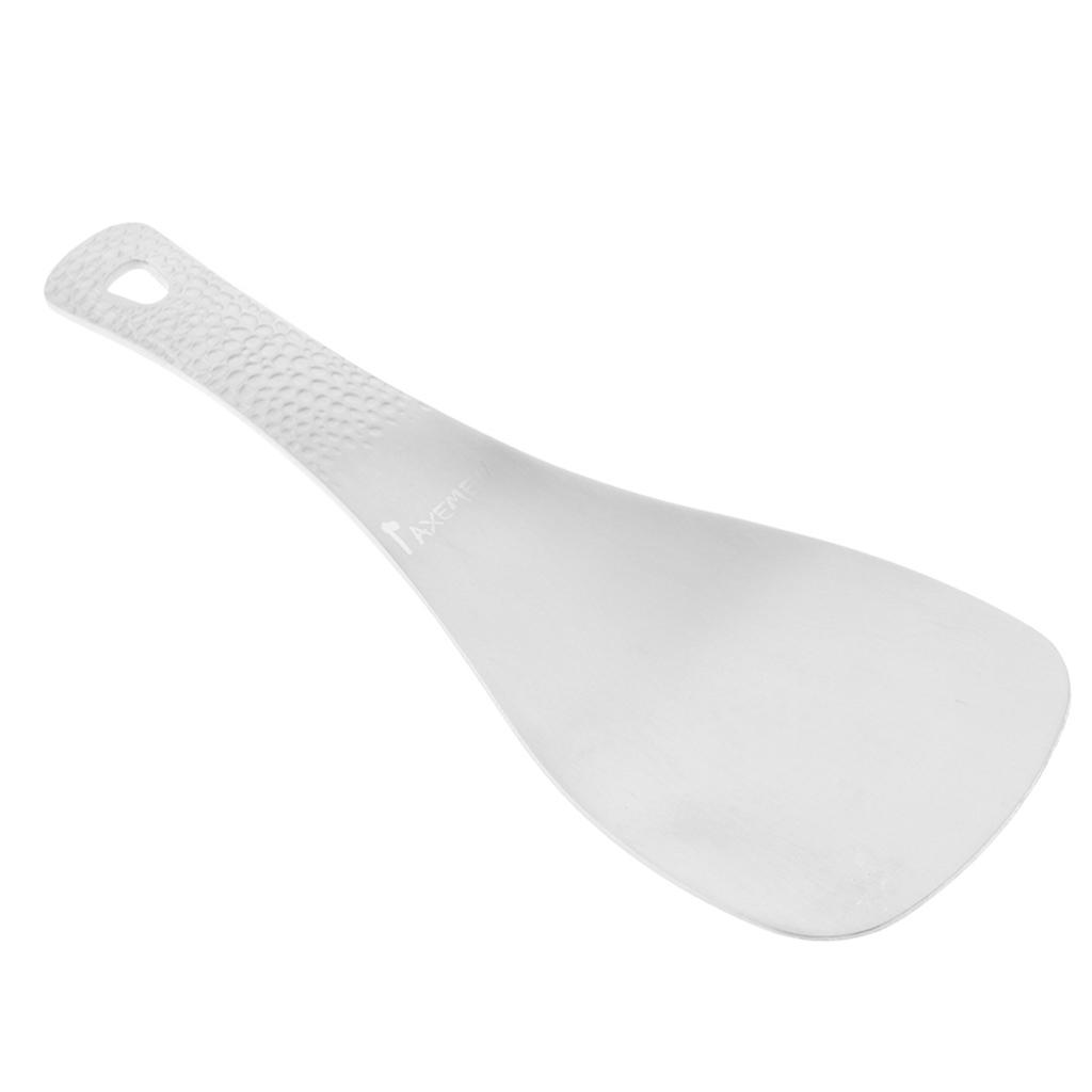 Portable Titanium Rice Spoon S - Camping Cooking Rice ulasan dan harga