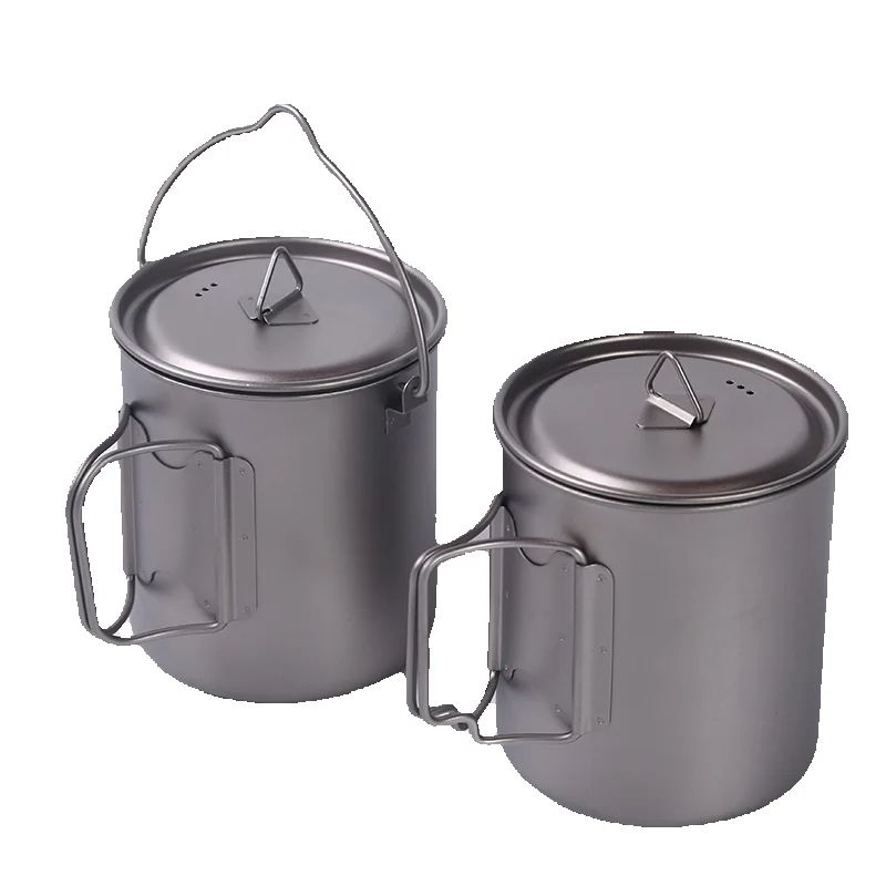 Camping Titanium Cups 450ml 55 - Camping Cooking Cup ulasan dan harga