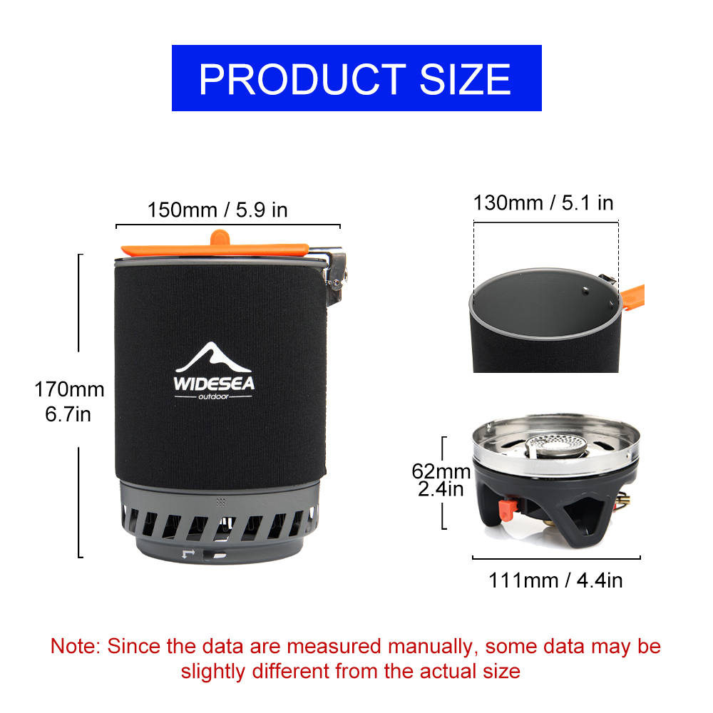 Widesea Camping Cooking System - Camping Cooking Cup ulasan dan harga