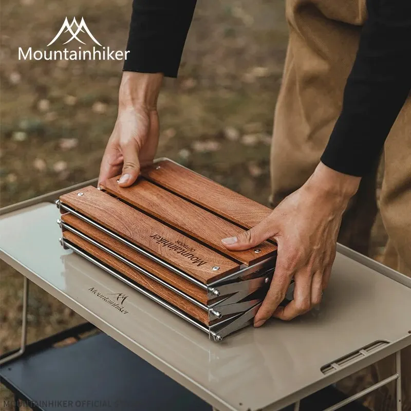 MOUNTAINHIKER Upgrade Outdoor  - Camping Cooking Table Foldable ulasan dan harga