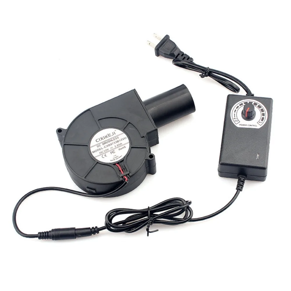 Electric BBQ Blower 220V Adjus - Camping Cooking Electric ulasan dan harga