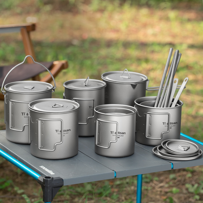 Tiartisan Outdoor Titanium Lig - Camping Cooking Cup ulasan dan harga