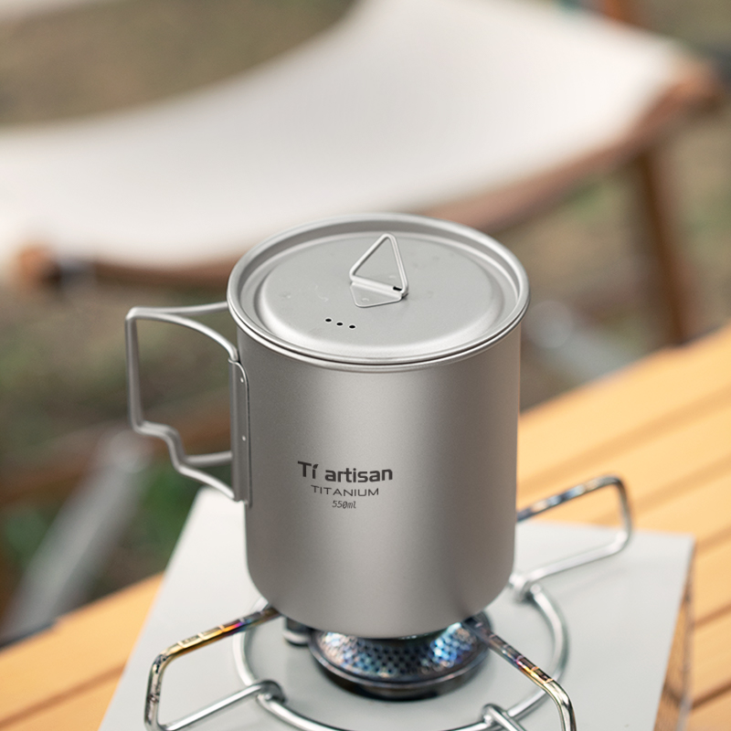 Tiartisan Outdoor Titanium Lig - Camping Cooking Cup ulasan dan harga