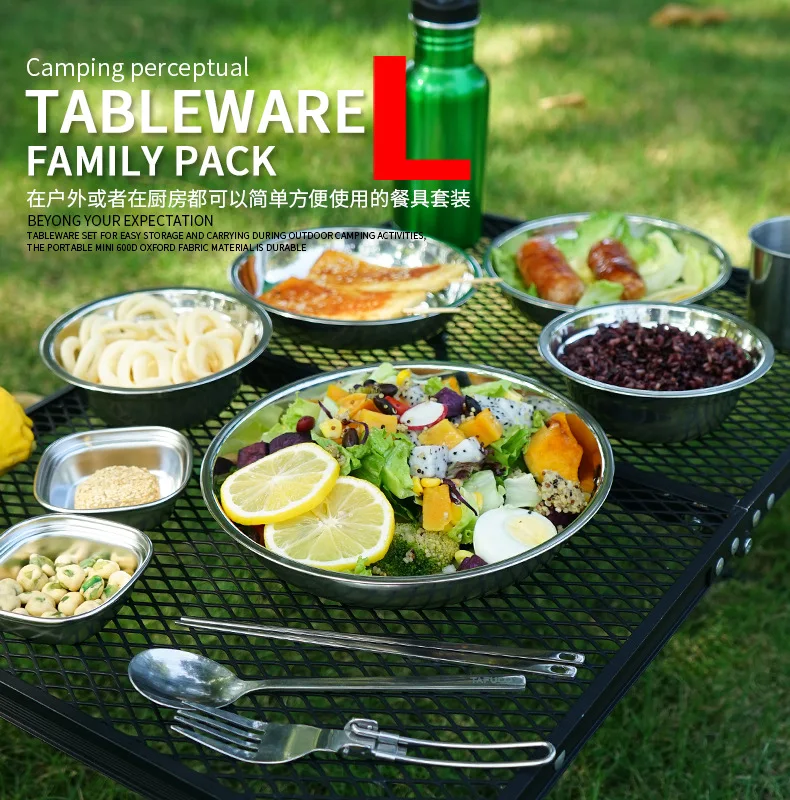 New Camp Cooking Portable Dini - Camping Cooking Dining Set ulasan dan harga