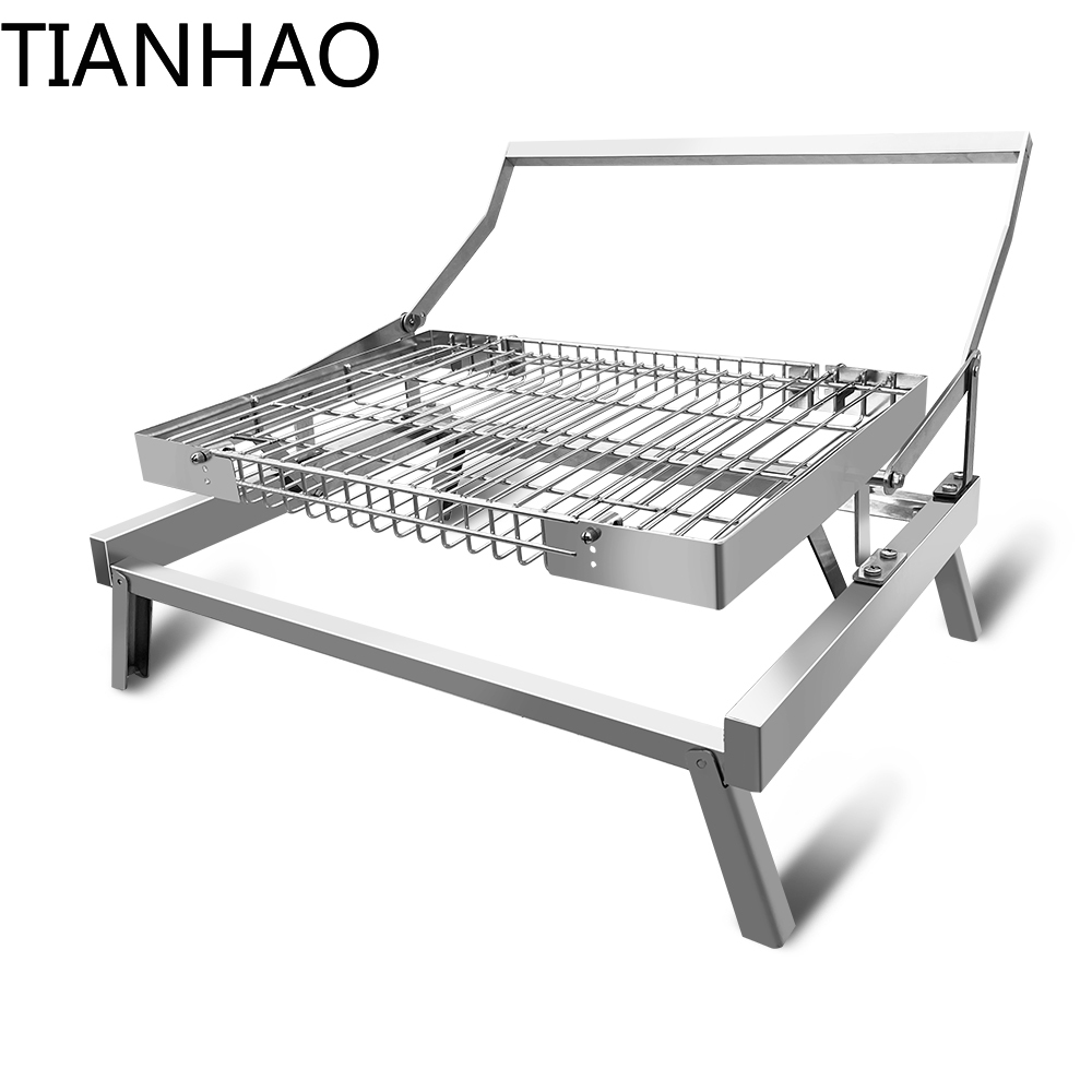 Tabletop Outdoor Folding Porta - Camping Cooking Over Fire ulasan dan harga