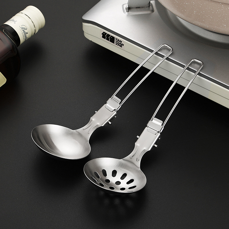 4PCS Outdoor Folding Kitchenwa - Camping Cooking Set For 4 ulasan dan harga