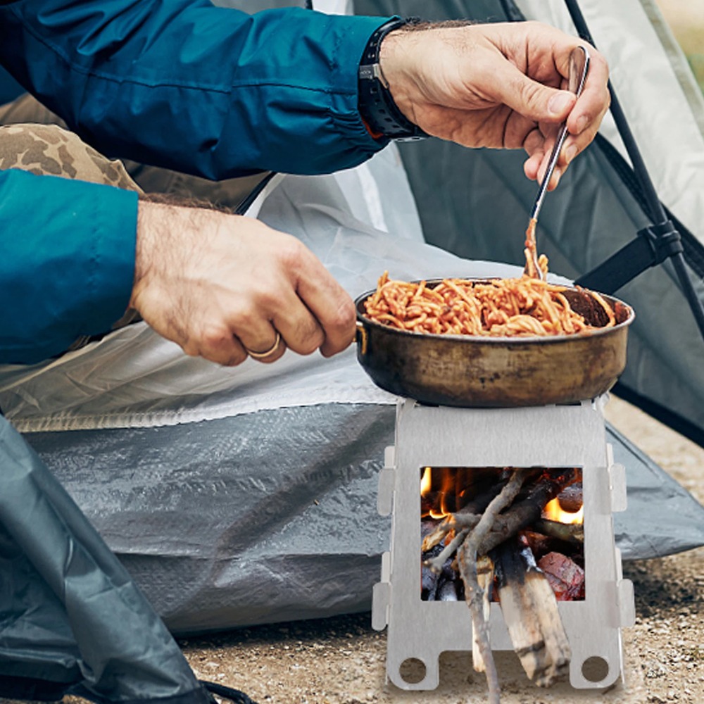 Camping Furnace Wood Stove Alc - Camping Cooking Windshield ulasan dan harga