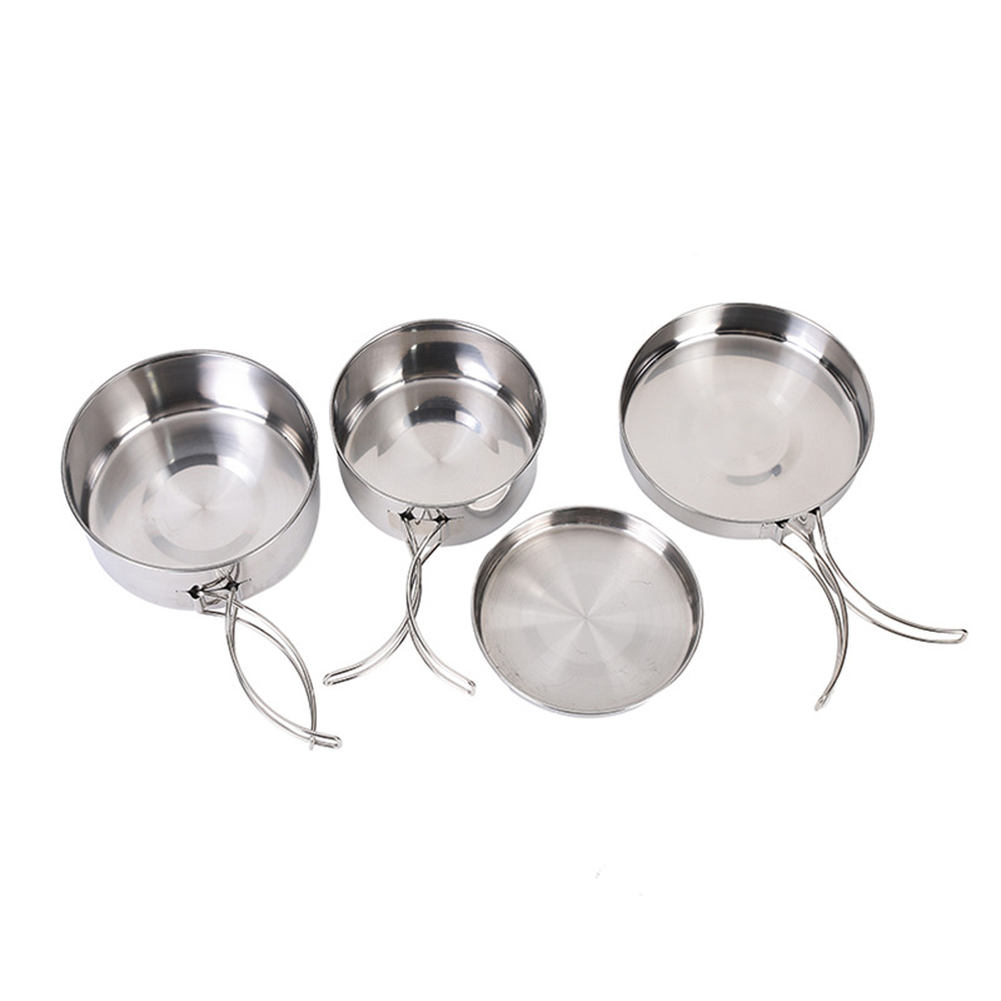 Outdoor Cooking Set 4-Piece St - Camping Cooking Set For 4 ulasan dan harga