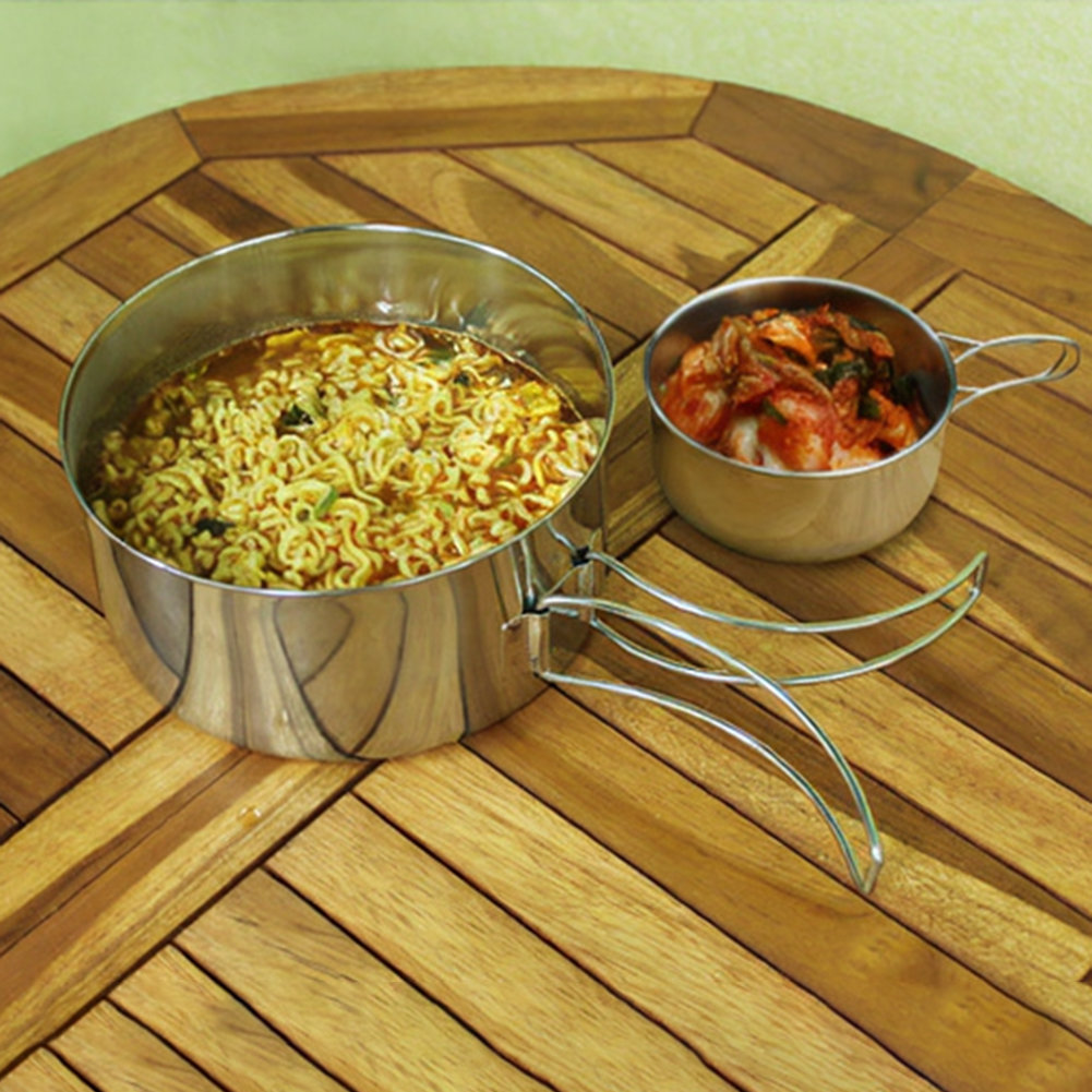 Outdoor Cooking Set 4-Piece St - Camping Cooking Set For 4 ulasan dan harga