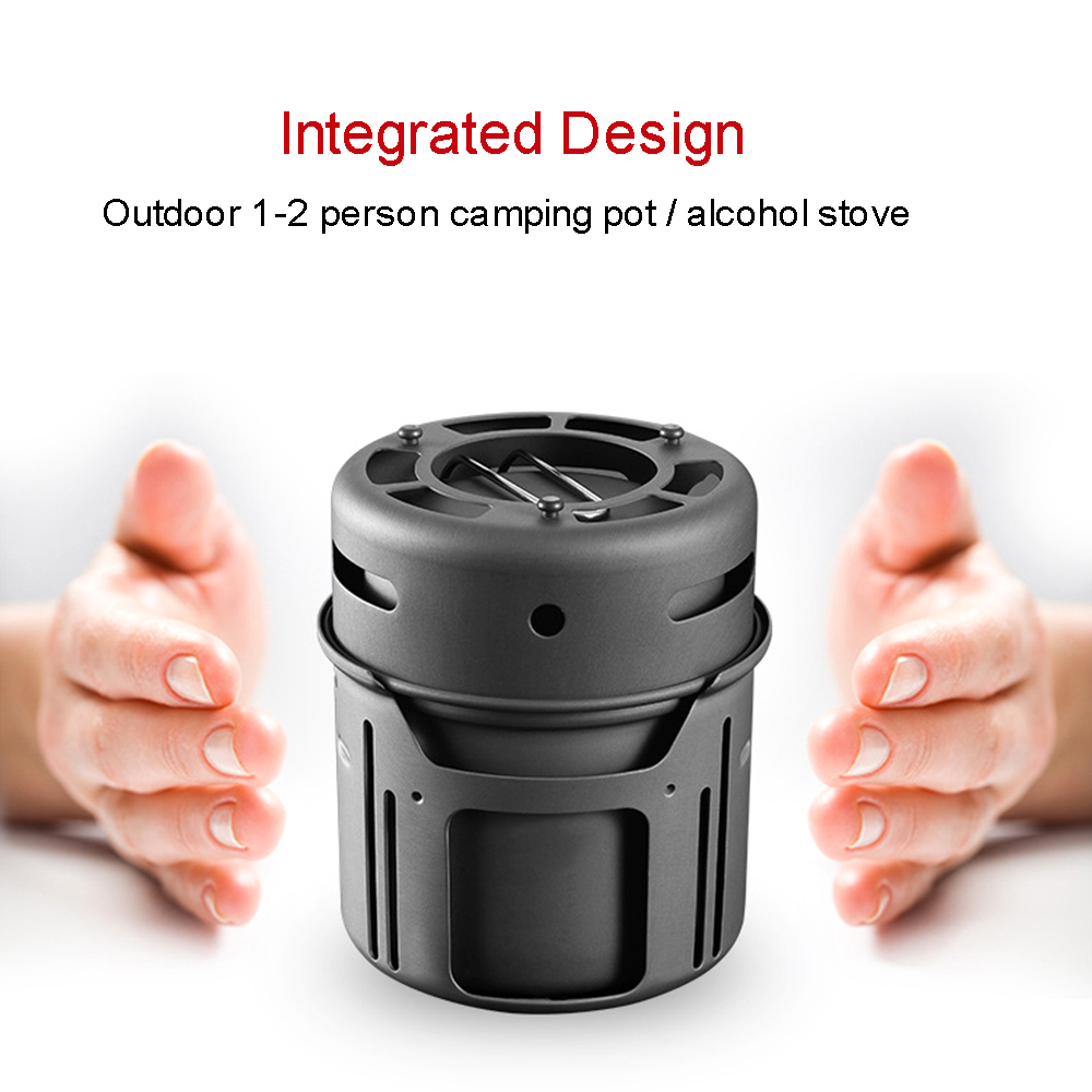ALOCS Outdoor Alcohol Stove St - Camping Cooking Windshield ulasan dan harga