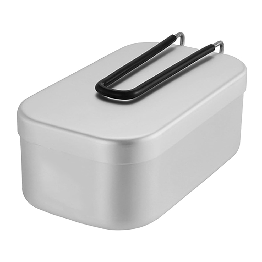 800ML Aluminum Lunch Boxes Out - Camping Cooking Rack ulasan dan harga