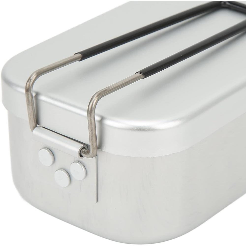 800ML Aluminum Lunch Boxes Out - Camping Cooking Rack ulasan dan harga