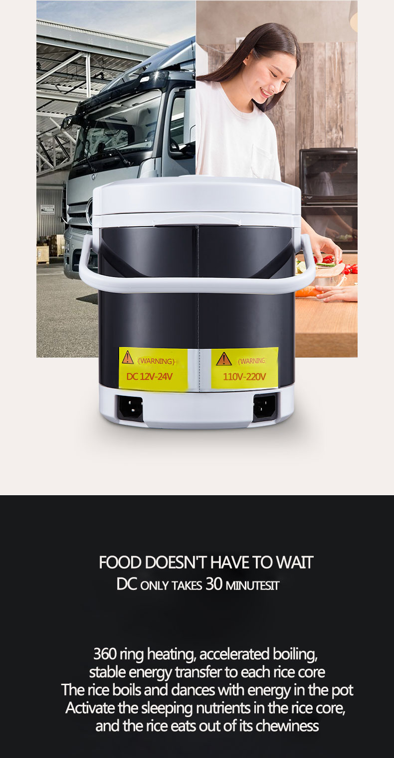 ARIER 12-24V 220V Rice Cooker  - Camping Cooking Cylinder ulasan dan harga
