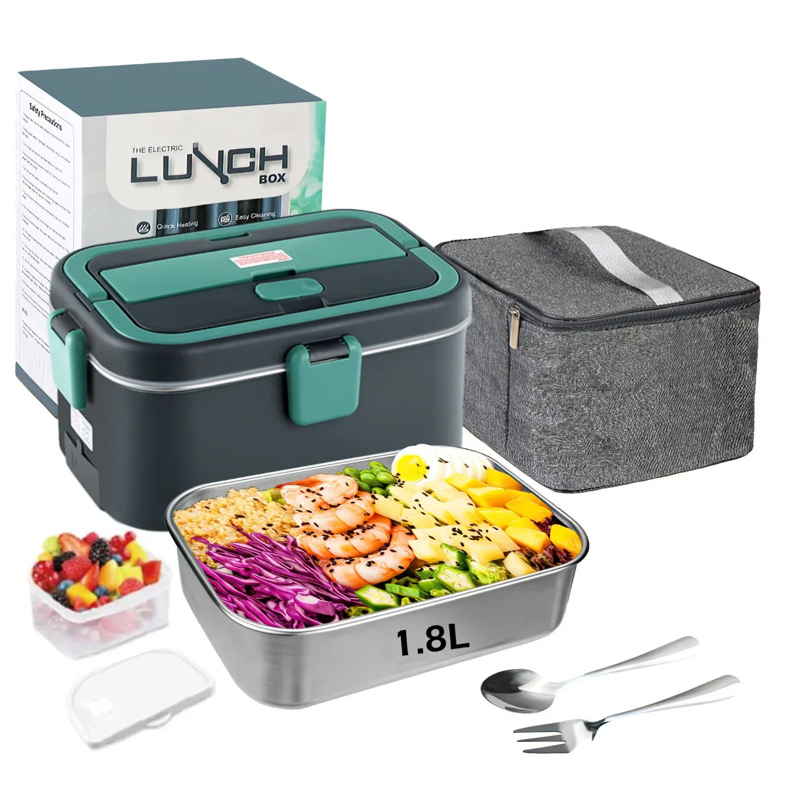 Electric Lunch Box Food Warmer - Camping Cooking Electric ulasan dan harga