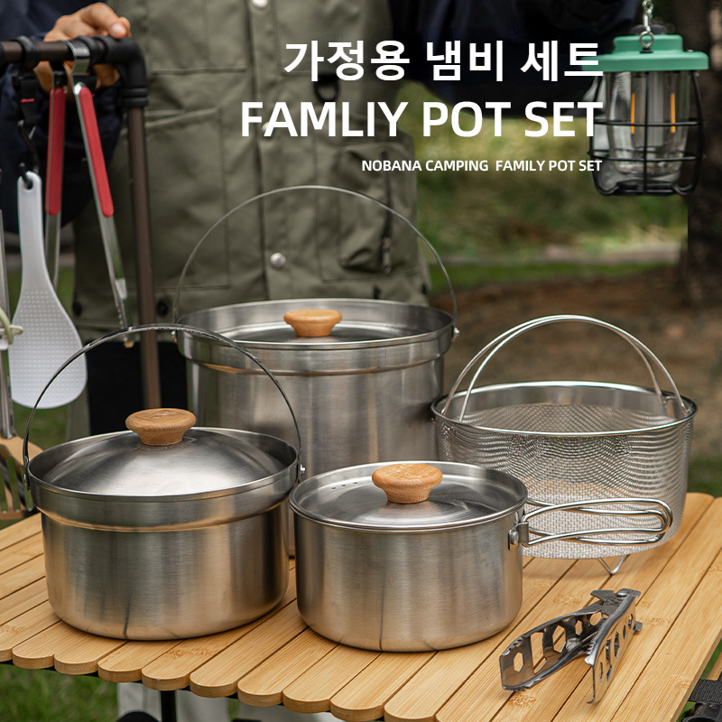 NOBANA Newest Outdoor Stainles - Camping Cooking Cylinder ulasan dan harga