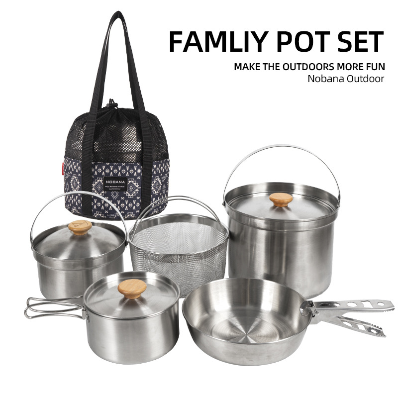 NOBANA Newest Outdoor Stainles - Camping Cooking Cylinder ulasan dan harga