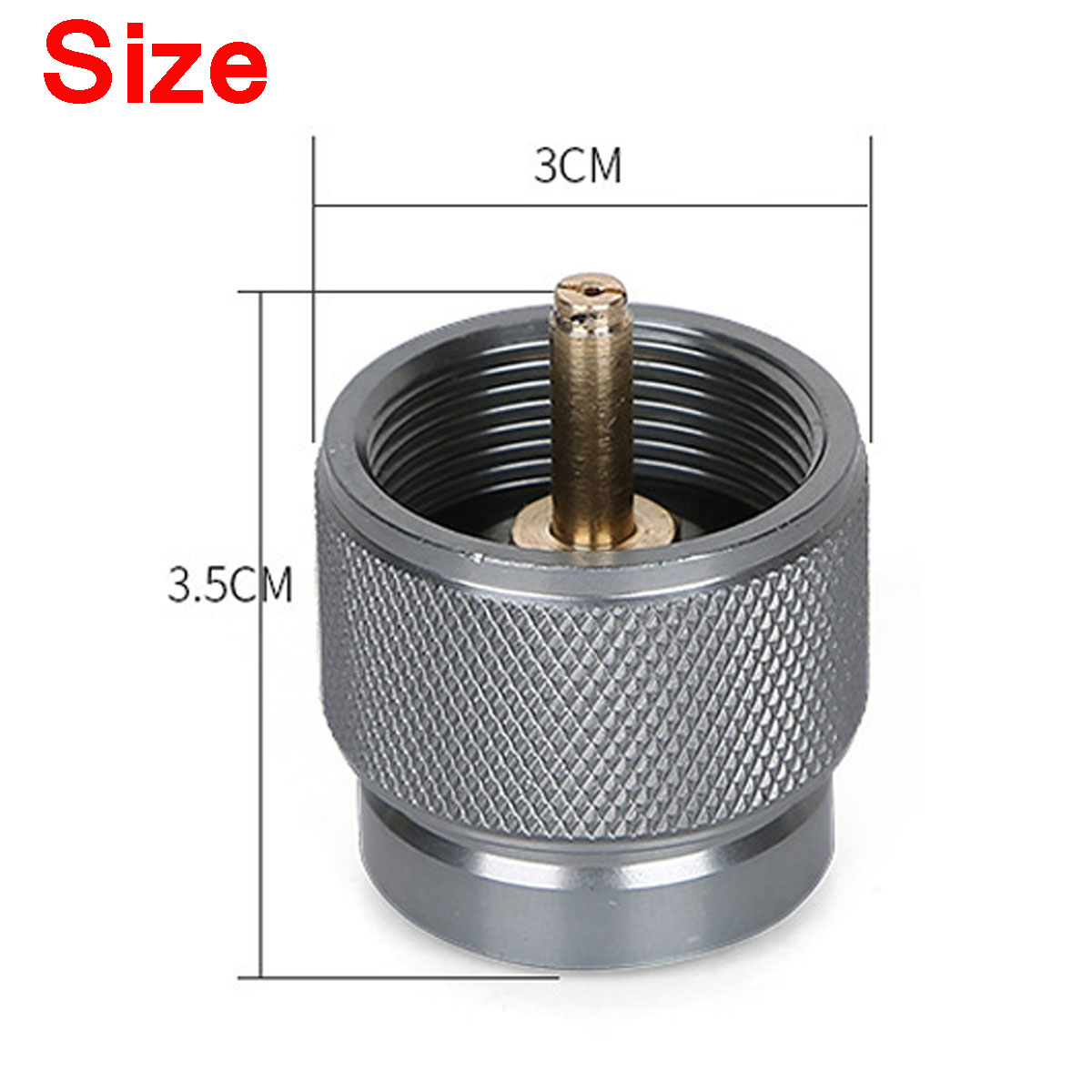 1/2Pc Gas Stove Refill Adapter - Camping Cooking Gas Canister ulasan dan harga