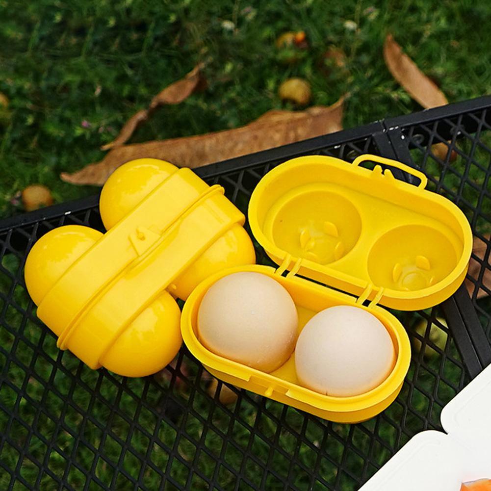 2 Grid Egg Storage Box Contain - Camping Cooking Rack ulasan dan harga