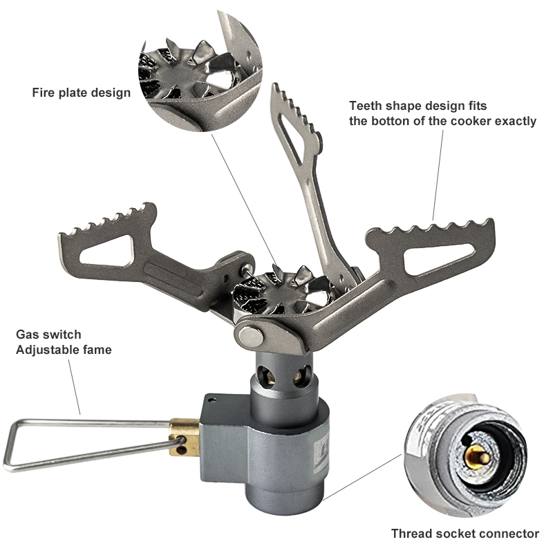 BRS Outdoor Gas Stove Mini Cam - Camping Cooking Windshield ulasan dan harga