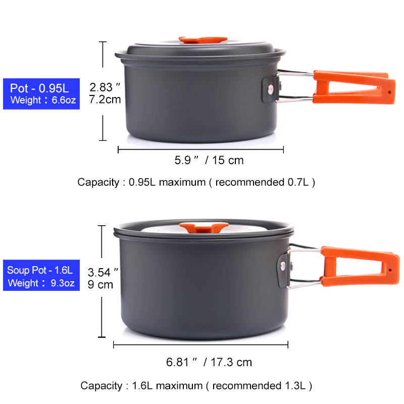 Widesea Camping Outdoor Cookwa - Camping Cooking Cylinder ulasan dan harga