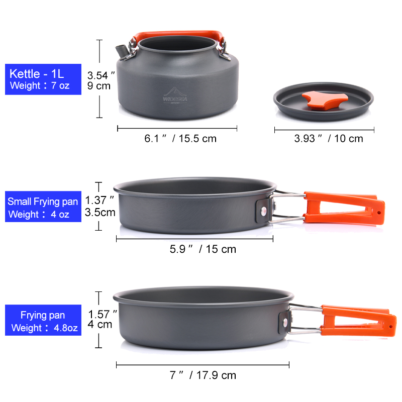Widesea Camping Outdoor Cookwa - Camping Cooking Cylinder ulasan dan harga