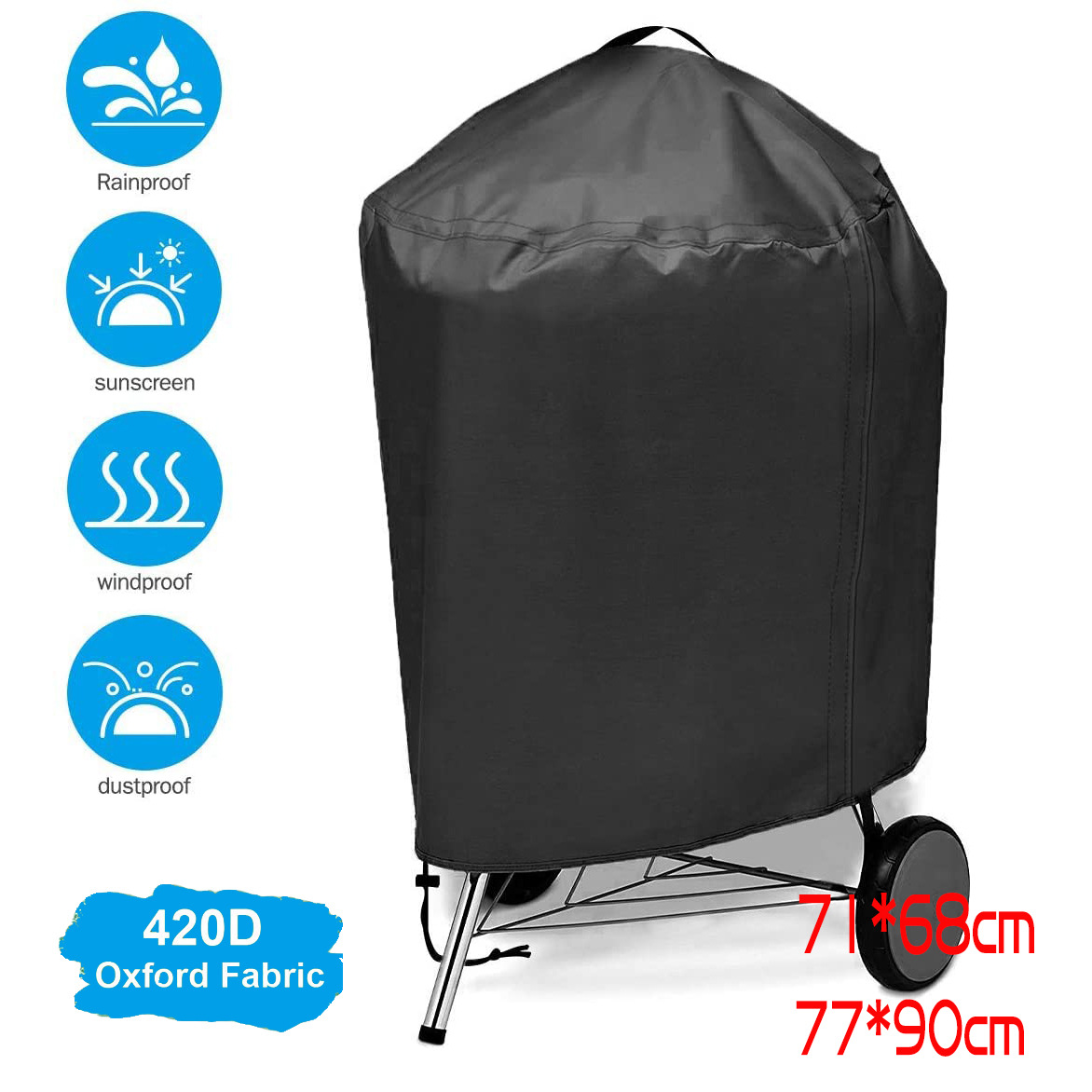 210D Outdoor Grill Cover Water - Camping Cooking Fire Stove ulasan dan harga