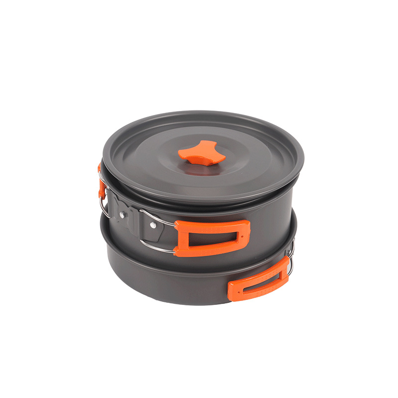 Portable Outdoor Cookware Set  - Camping Cooking Set For 4 ulasan dan harga
