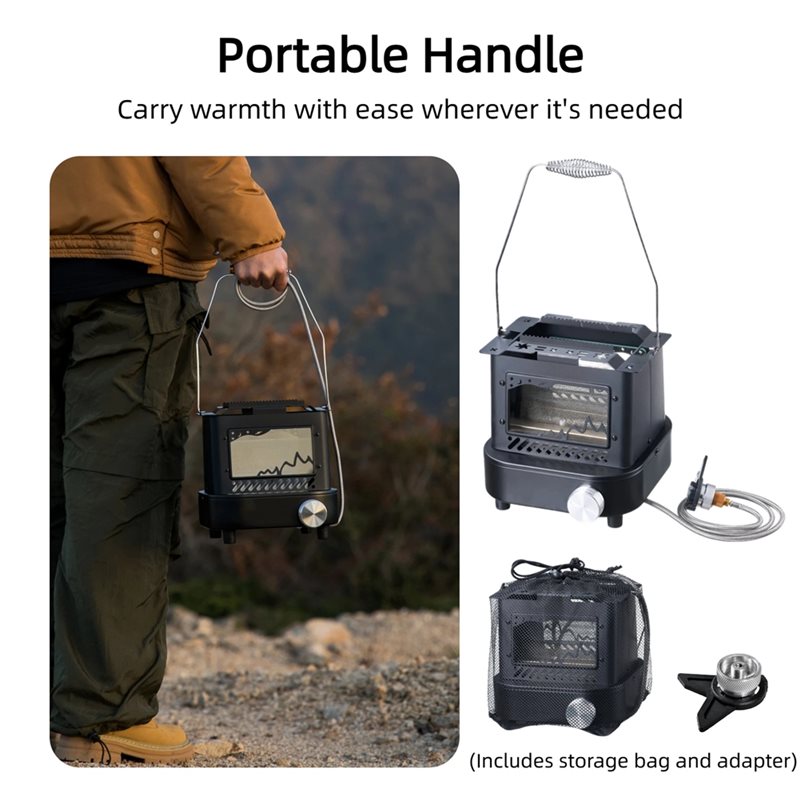【BIG SALE】Outdoor Heater, Port - Camping Cooking Windshield ulasan dan harga