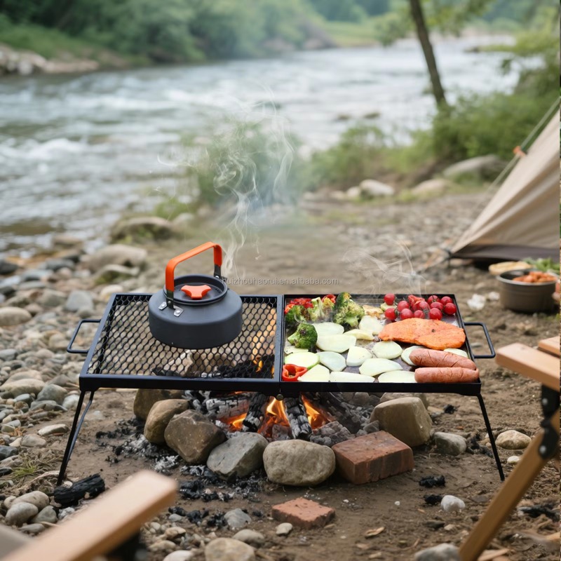 Por   Outdoor Camping Cooking  - Camping Cooking Over Fire ulasan dan harga