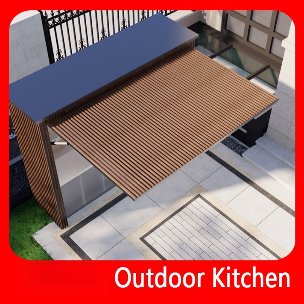 #Mobile Outdoor Kitchen Island - Camping Cooking Dining Set ulasan dan harga