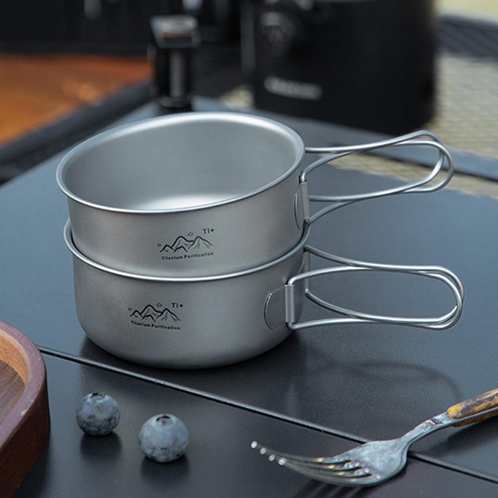Ultralight Titanium Backpackin - Camping Cooking Cylinder ulasan dan harga