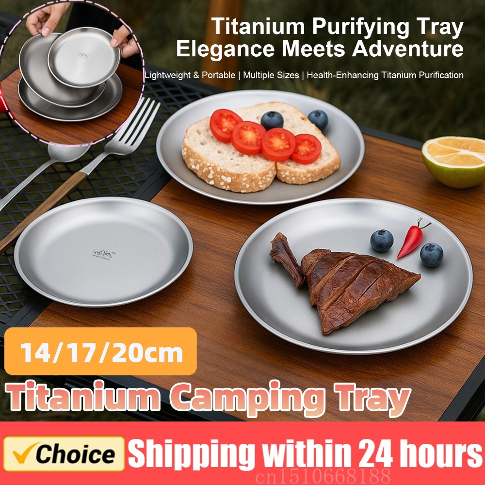 14/17/20cm Titanium Camping Pl - Camping Cooking Cup ulasan dan harga